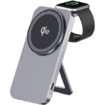 شارژر بی سیم گرین لاین مدل Green Lion Magstand Duo - Image 5