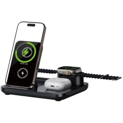 شارژر وایرلس گرین لاین MULTIFUNCTIONAL 3 IN 1