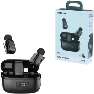 میکروفون یقه‌ای گرین لاین مدل Flex Mic Duo بی‌سیم