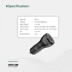 شارژر فندکی 30 وات 2 پورت گرین لاین مدل Green Lion Car Charger 50 W Type-c Dual Port - Image 4