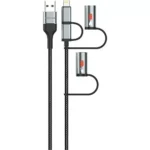 کابل چندمنظوره گرین لاین مدل Green Lion 6 in 1 Cable PD 60W GN6N1CBLEBK