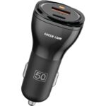 شارژر فندکی 30 وات 2 پورت گرین لاین مدل Green Lion Car Charger 50 W Type-c Dual Port