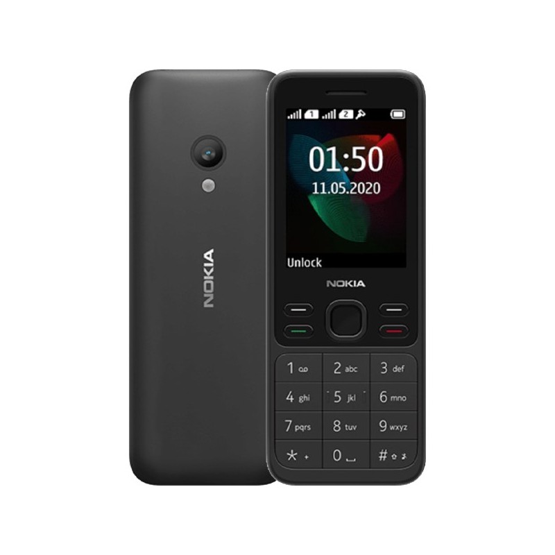 nokia-150-2020-dual-sim-black-mobile-phone.jpg گوشی طرح نوکیا 2020 150 | حافظه 4 مگابایت ا Nokia 150 2020 4 MB - Image 1